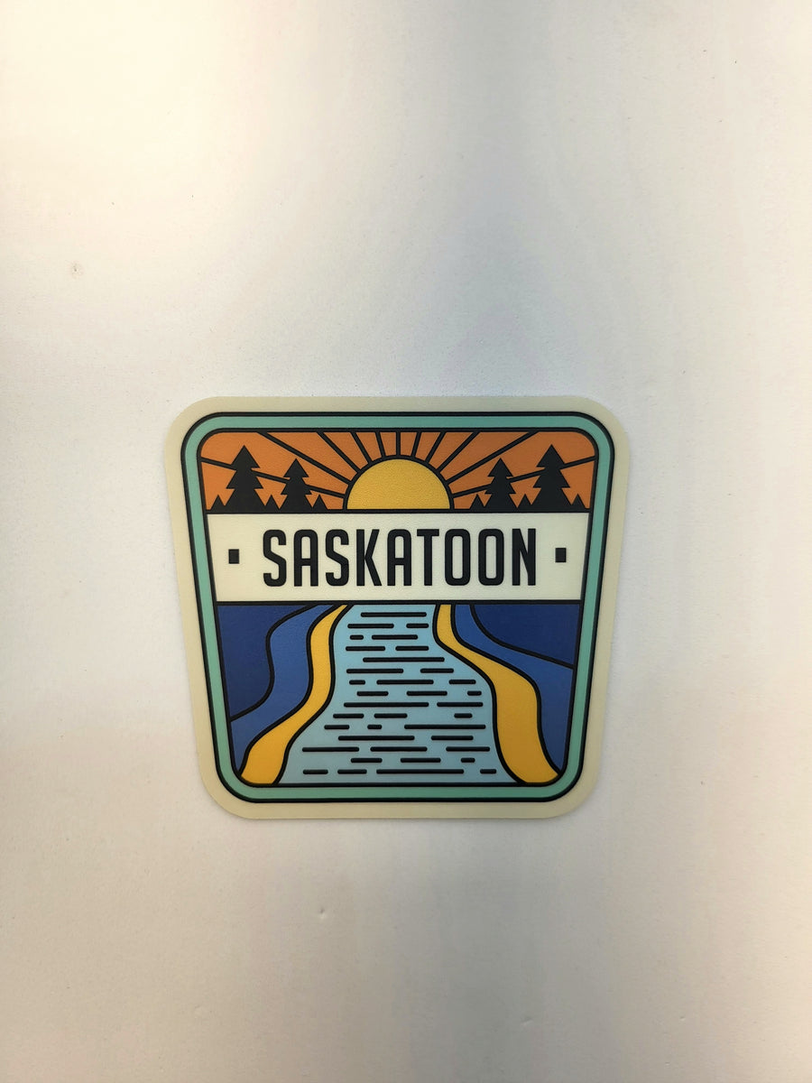Vinyl Sticker Saskatoon River Patch Soul Paper